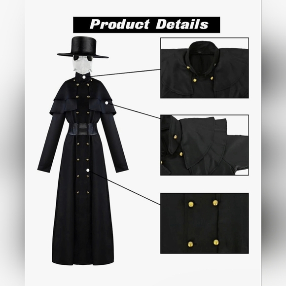 Women's Plaque Doctor Costume #1083 - Picture 11 of 12